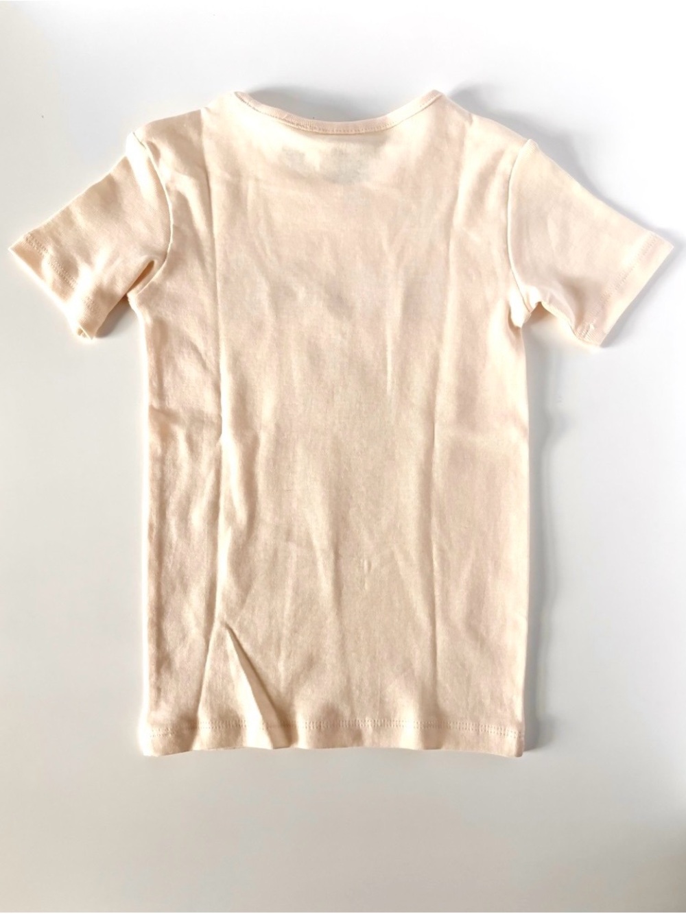 NWOT H&M Bingo Fluffy Cream Tee + Pink Stripe Shorts Set | 5Y - Picture 8 of 10